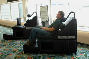 Magic Massage Chair in Airport